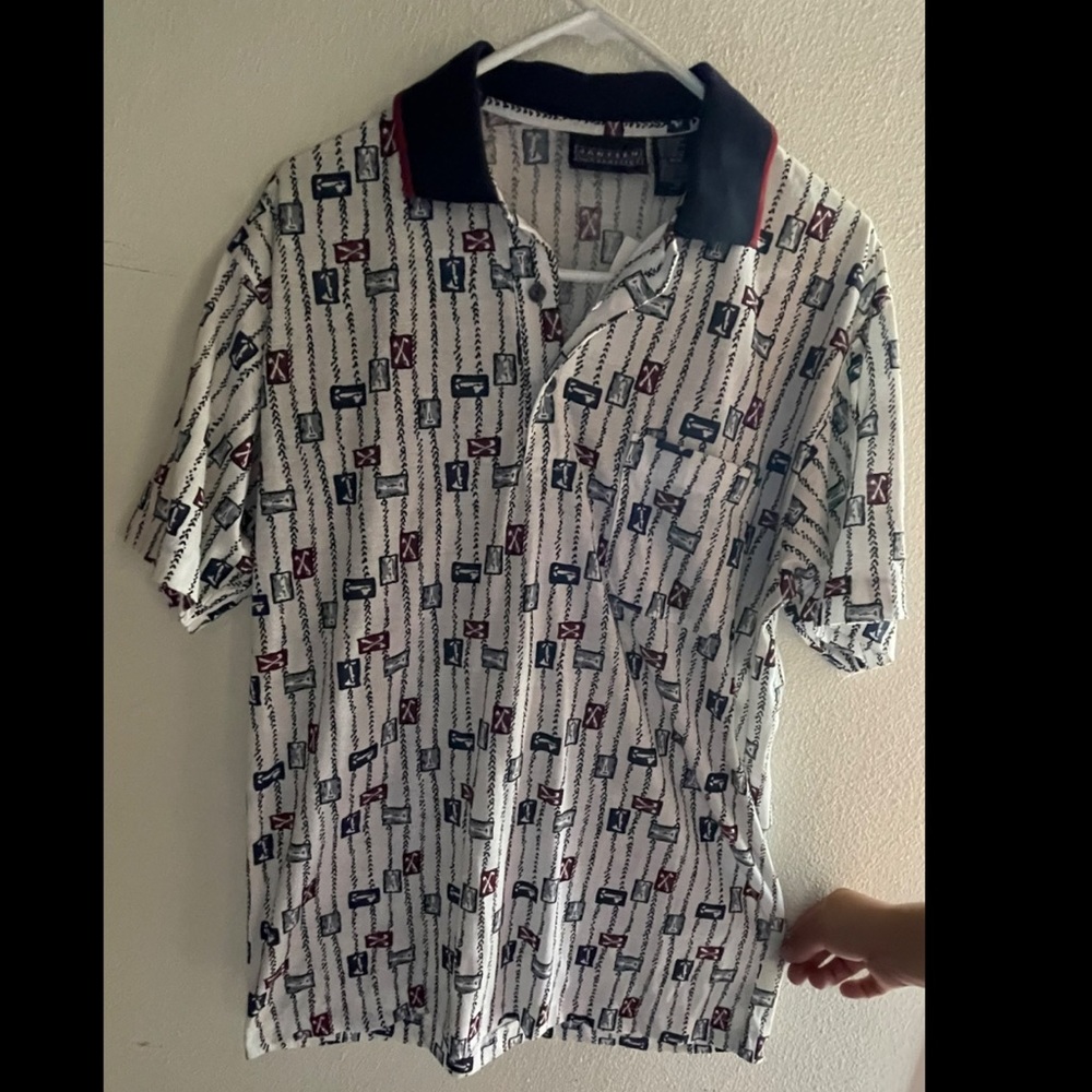 Jantzen Classics L Collared Shirt.